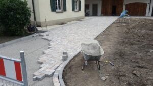 Verbundstein Randabschluss Detail – Pflasterarbeiten NISTA GmbH
